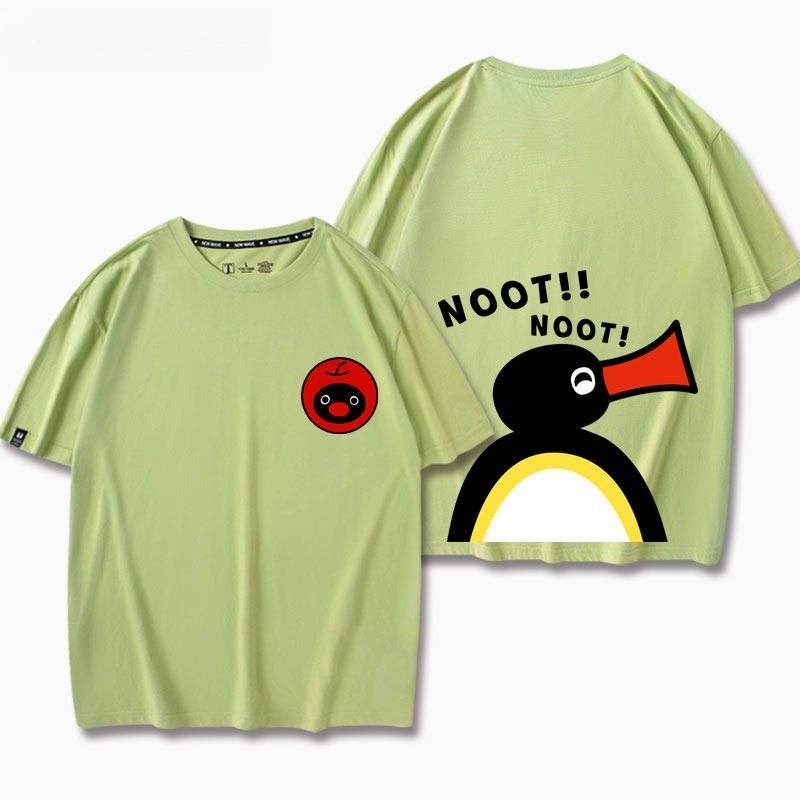 企鵝家族Pingu 印花短袖T恤