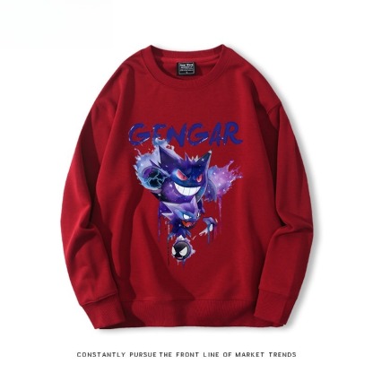 寶可夢耿鬼 聯名親子情侶裝 圓領長袖