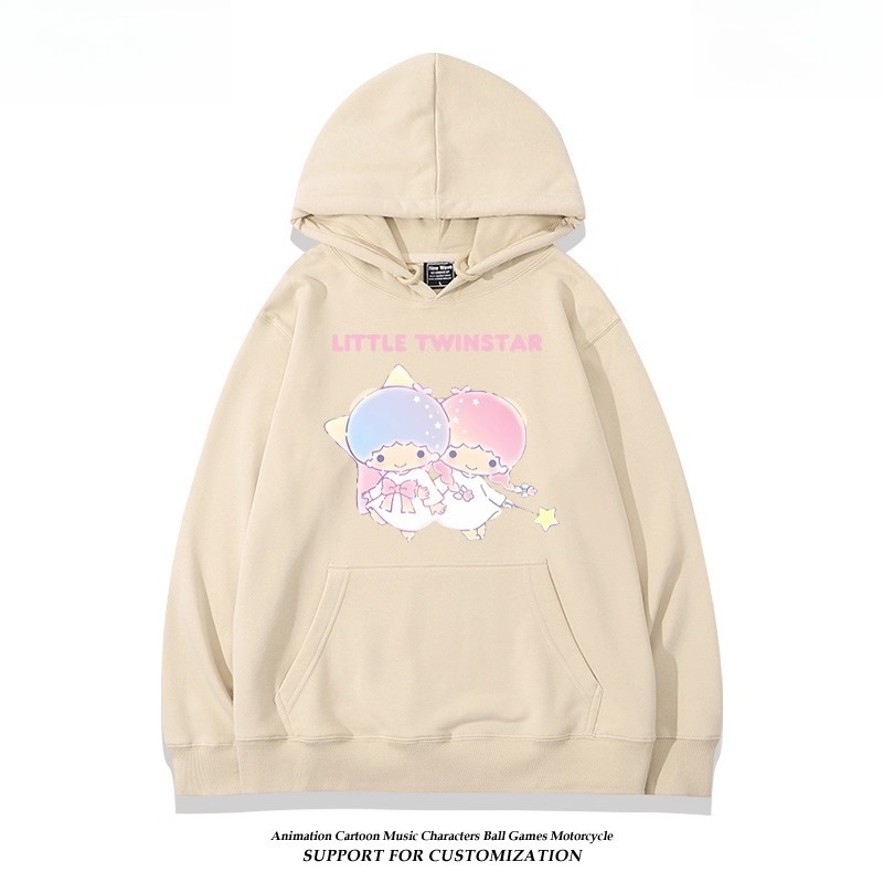 雙子星little twinstars新款 親子情侶男女連帽衛衣