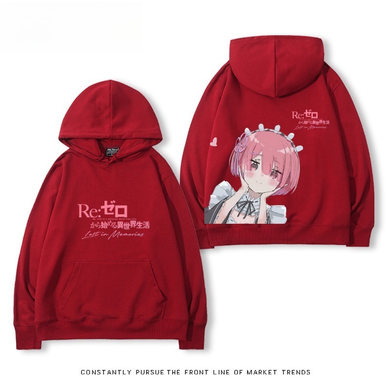 從零開始的異世界 親子情侶男女連帽衛衣