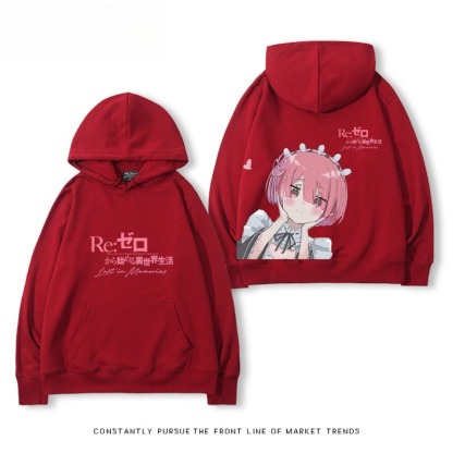 從零開始的異世界 親子情侶男女連帽衛衣