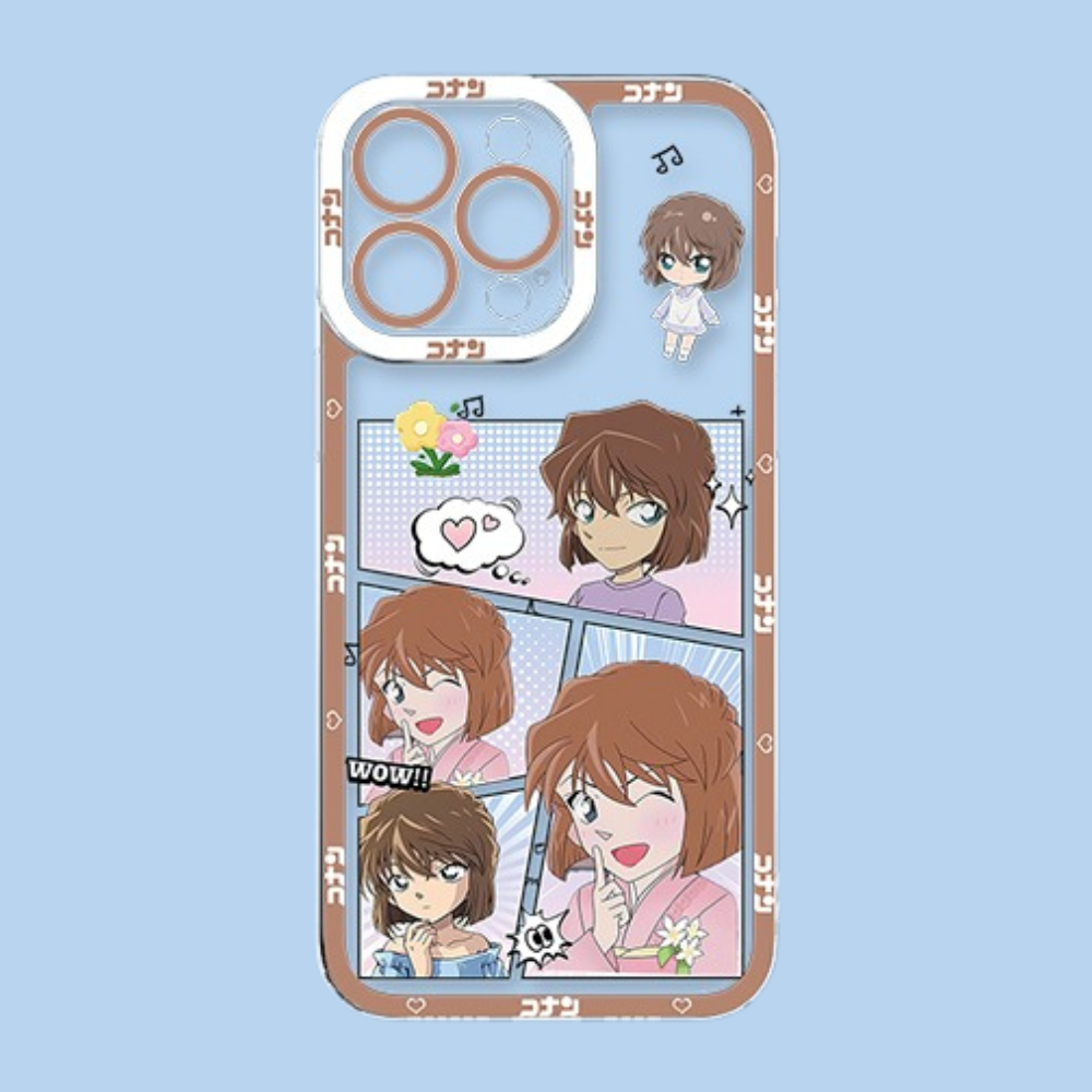 名偵探柯南天使眼透明防摔軟殼