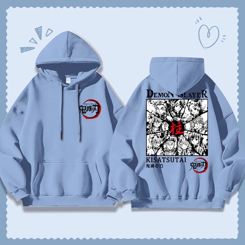 鬼滅之刃 聯名衛衣2025秋冬新款寬鬆連帽衛衣