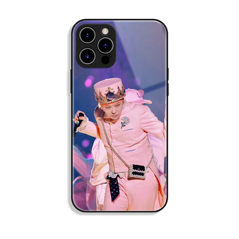 GD權志龍新款高清全包防摔玻璃殼