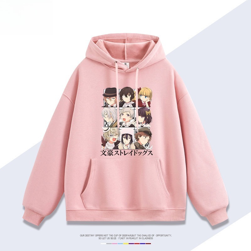 文豪野犬新款 親子情侶男女連帽衛衣