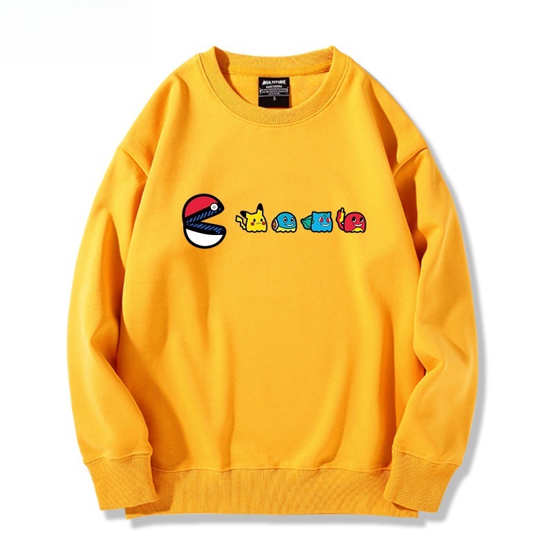 精靈寶可夢星之卡比 聯名親子情侶裝 圓領長袖