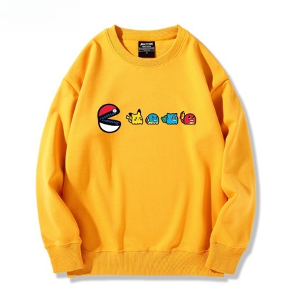 精靈寶可夢星之卡比 聯名親子情侶裝 圓領長袖