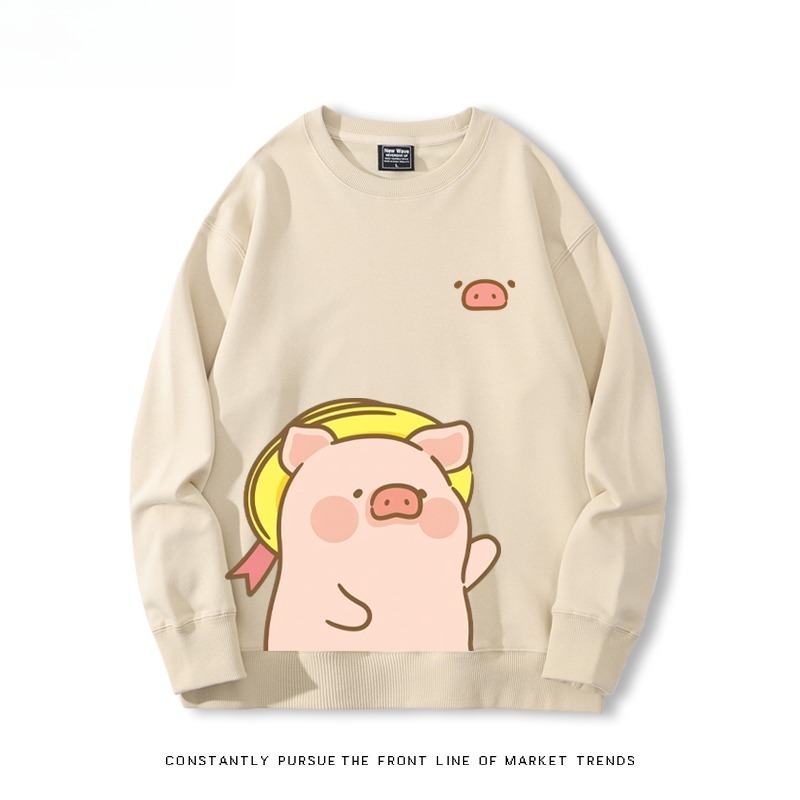 LuLu豬 聯名親子情侶裝 圓領長袖