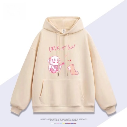 孤獨搖滾 聯名衛衣2025秋冬新款親子情侶裝連帽衛衣