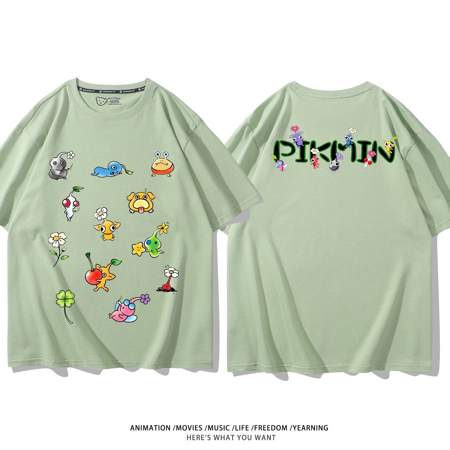 皮克敏PIKMIN4 印花短袖T恤