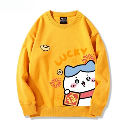 Chiikawa 聯名親子情侶裝 圓領長袖