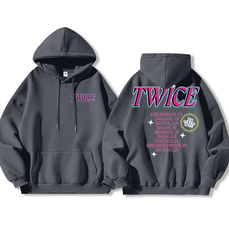 TWICE同款 寬鬆百搭 秋冬款 寬鬆連帽衛衣