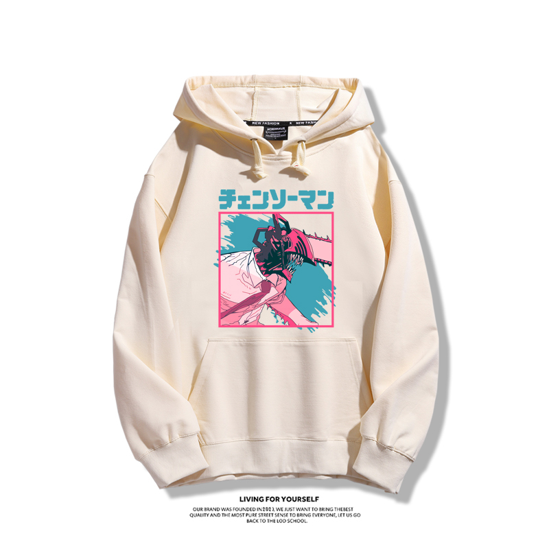 鏈鋸人新款 親子情侶男女款連帽衛衣