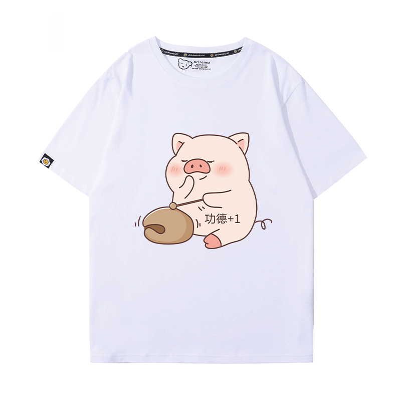 lulu豬 2024親子情侶男女同款 T恤