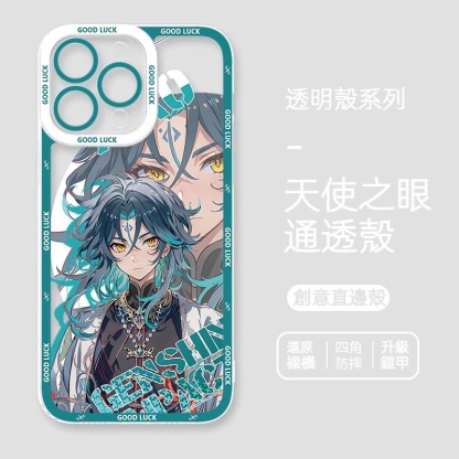 蘋果 系列原神楓丹天使眼透明防摔軟殼