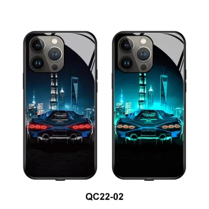 賽博朋克來電閃智能發光手機殼