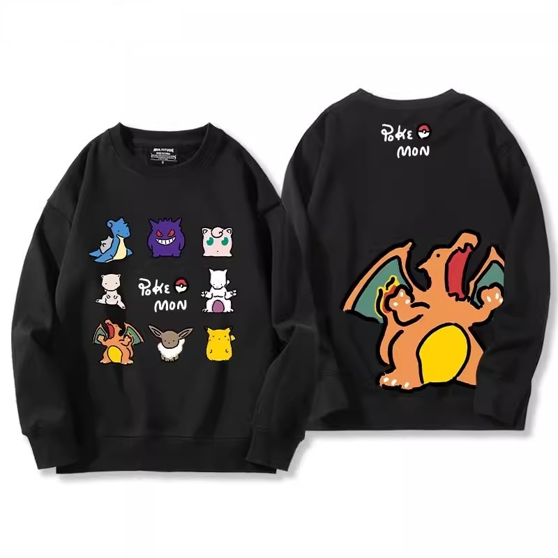 寶可夢2024親子情侶裝 圓領長袖