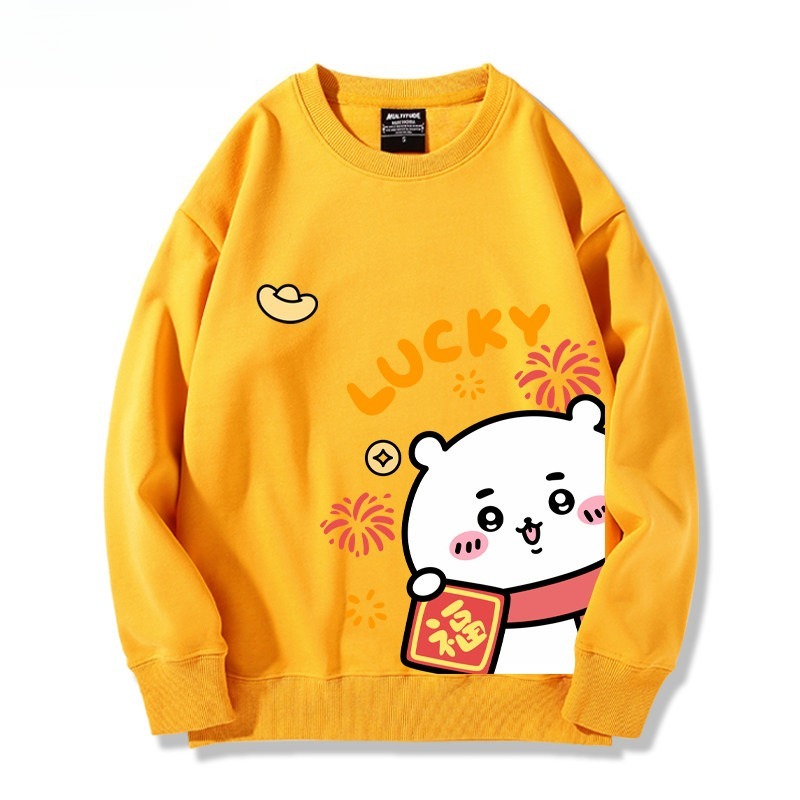 Chiikawa 聯名親子情侶裝 圓領長袖