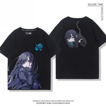 Ado歌手 2026親子情侶男女同款 印花短袖T恤