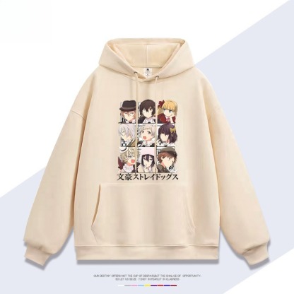 文豪野犬新款 親子情侶男女連帽衛衣