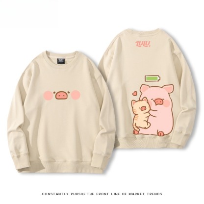 LuLu豬 聯名親子情侶裝 圓領長袖