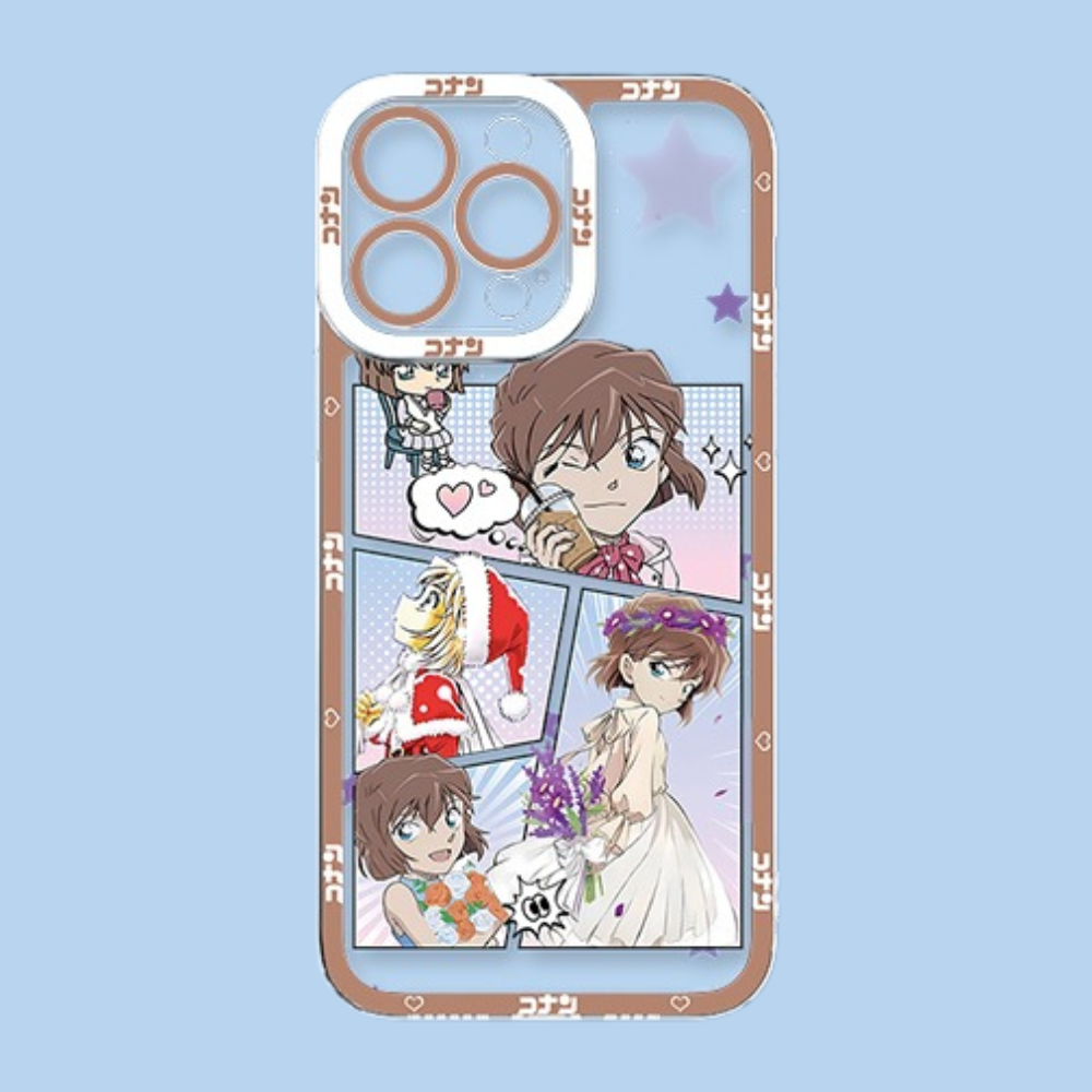 名偵探柯南天使眼透明防摔軟殼