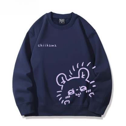 Chiikawa 聯名親子情侶裝 圓領長袖