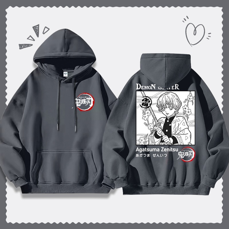 鬼滅之刃 聯名衛衣2025秋冬新款寬鬆連帽衛衣