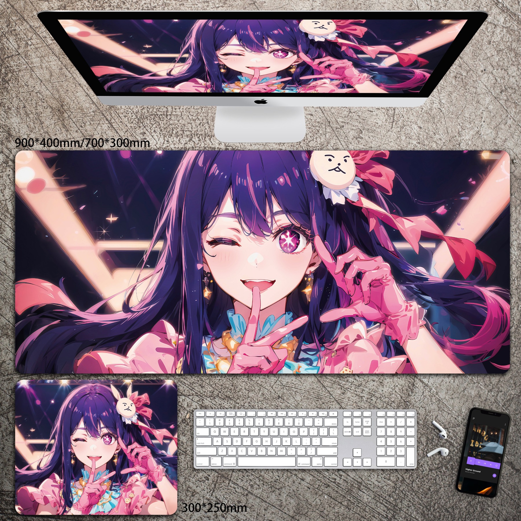 動漫系列 主題桌墊 布質滑鼠墊