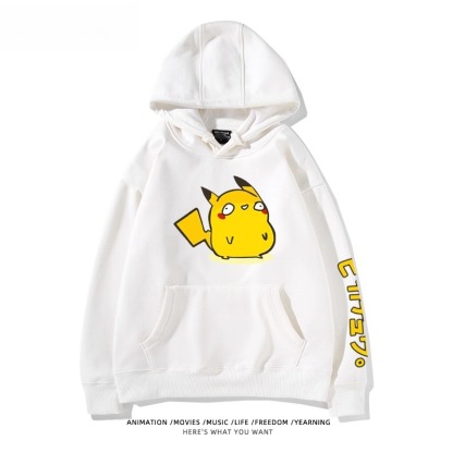 寶可夢Q版搞怪新款 親子情侶男女款連帽衛衣