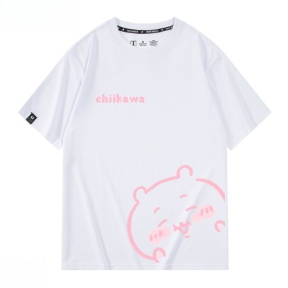 Chiikawa 2026親子情侶男女同款 印花短袖T恤