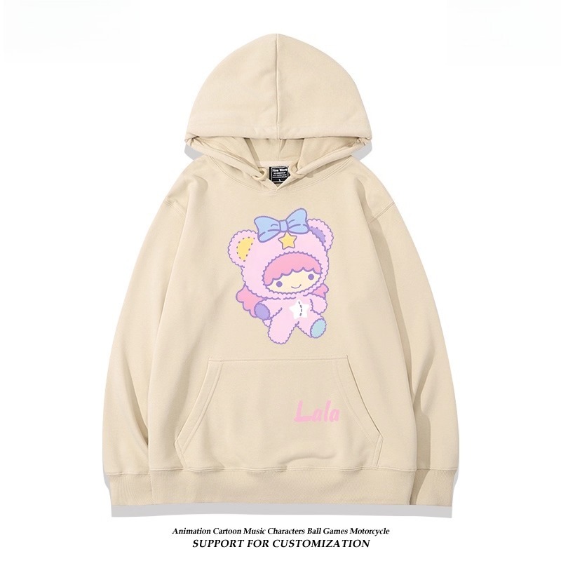 雙子星little twinstars新款 親子情侶男女連帽衛衣