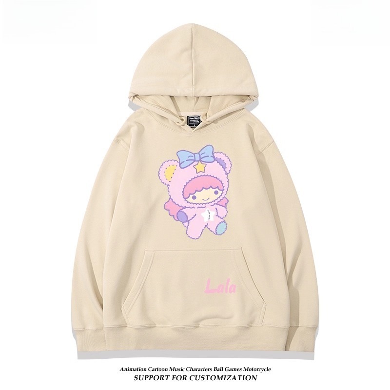 雙子星little twinstars新款 親子情侶男女連帽衛衣