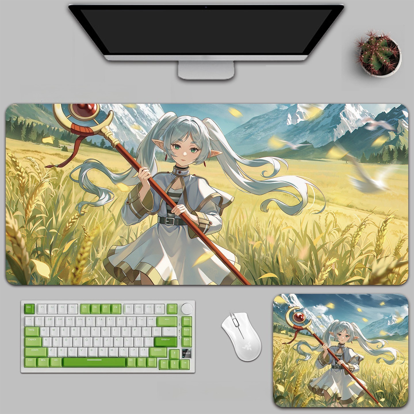 葬送的芙莉蓮 主題桌墊 布質滑鼠墊