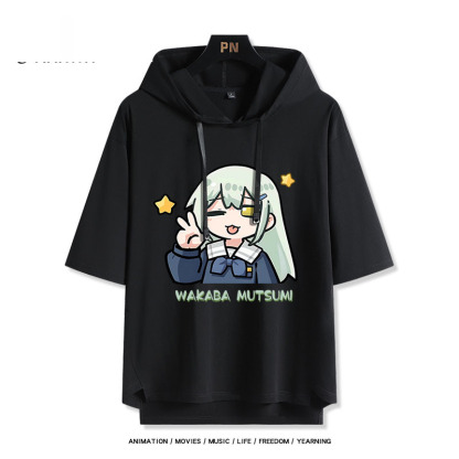 BanG Dream! Ave Mujica 連帽短袖T恤