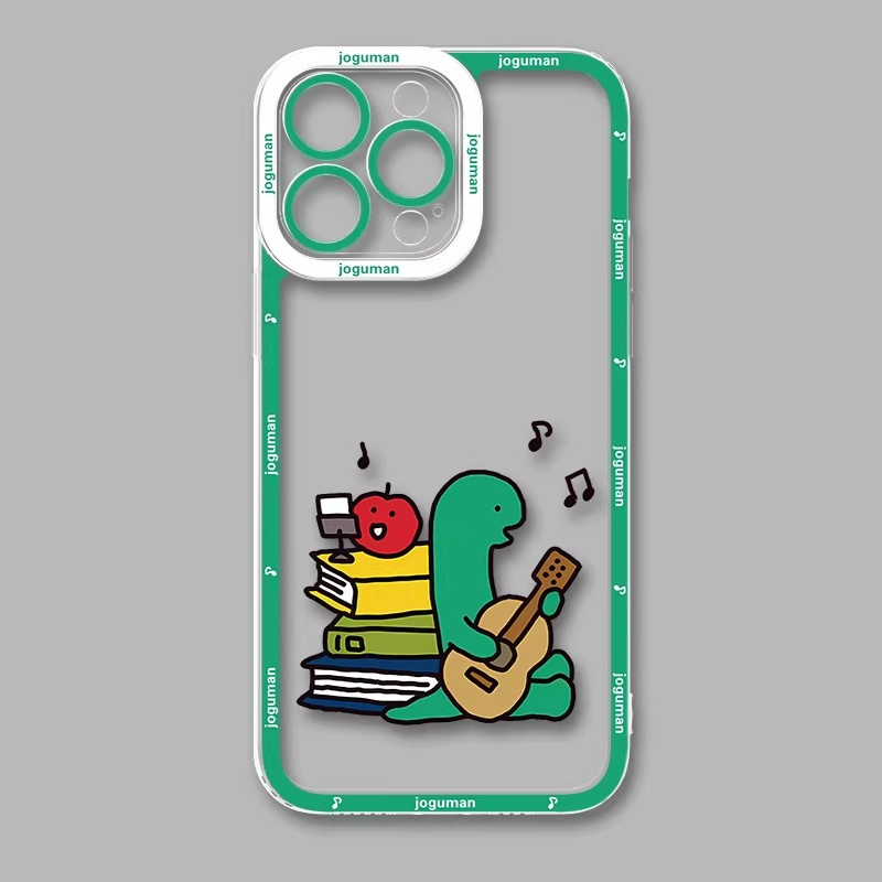 joguman小恐龍天使眼透明防摔軟殼