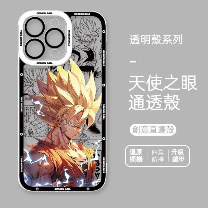 蘋果 系列七龍珠新款天使眼透明防摔軟殼
