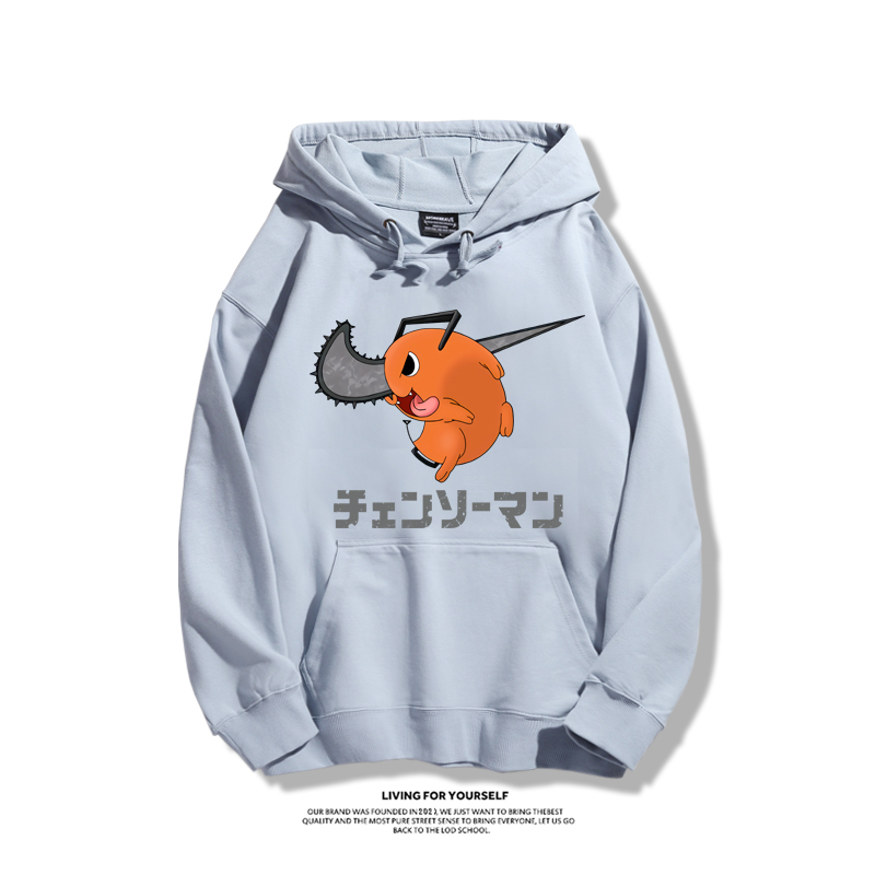 鏈鋸人新款 親子情侶男女款連帽衛衣