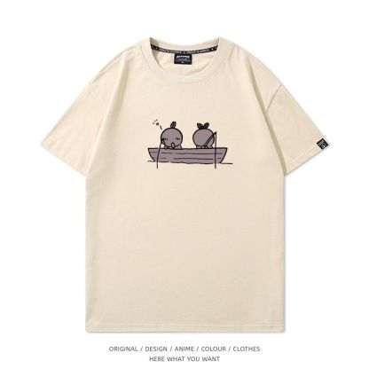 吉伊卡哇人魚島的秘密純棉短袖T恤