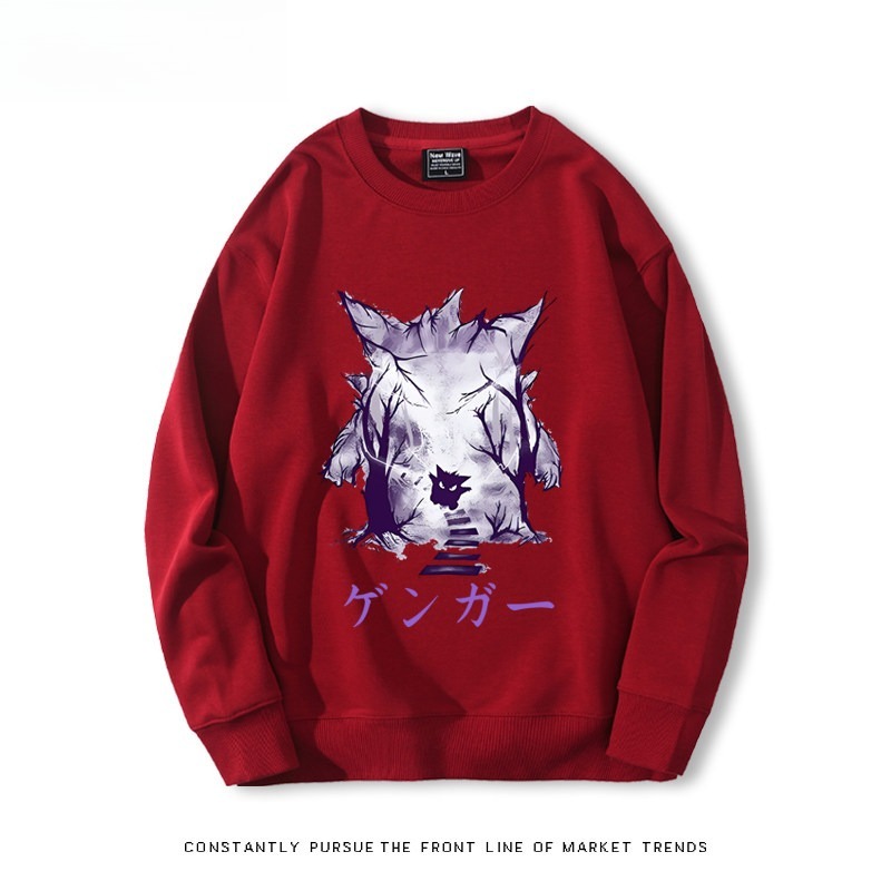 寶可夢耿鬼 聯名親子情侶裝 圓領長袖