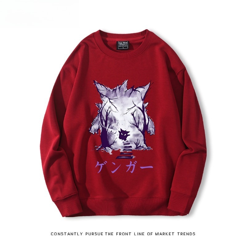 寶可夢耿鬼 聯名親子情侶裝 圓領長袖