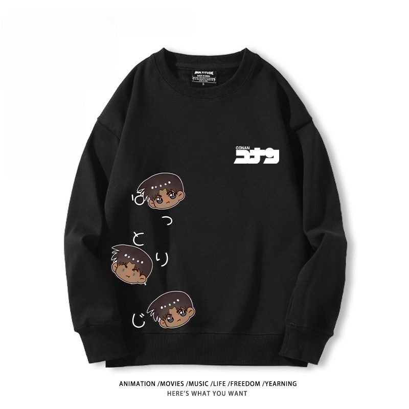 名偵探柯南 聯名親子情侶裝 圓領長袖