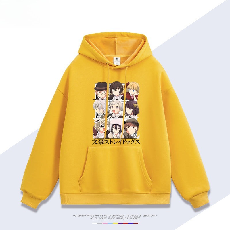 文豪野犬新款 親子情侶男女連帽衛衣