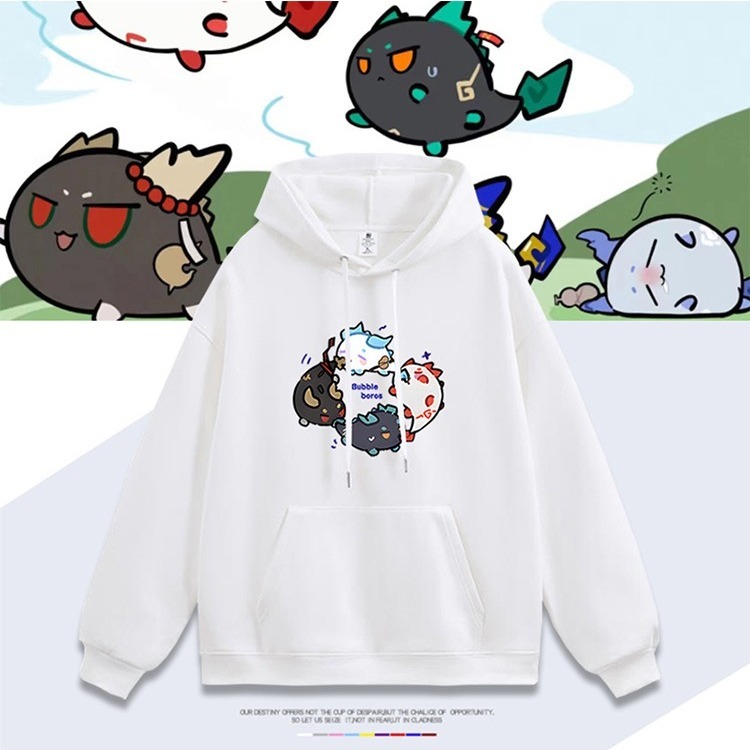 明日方舟龍泡泡新款 親子情侶男女連帽衛衣