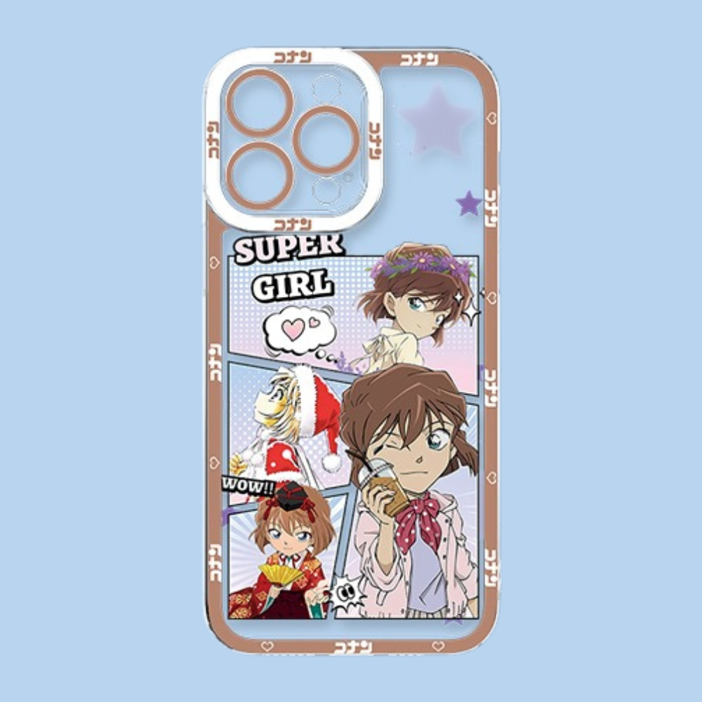 名偵探柯南天使眼透明防摔軟殼