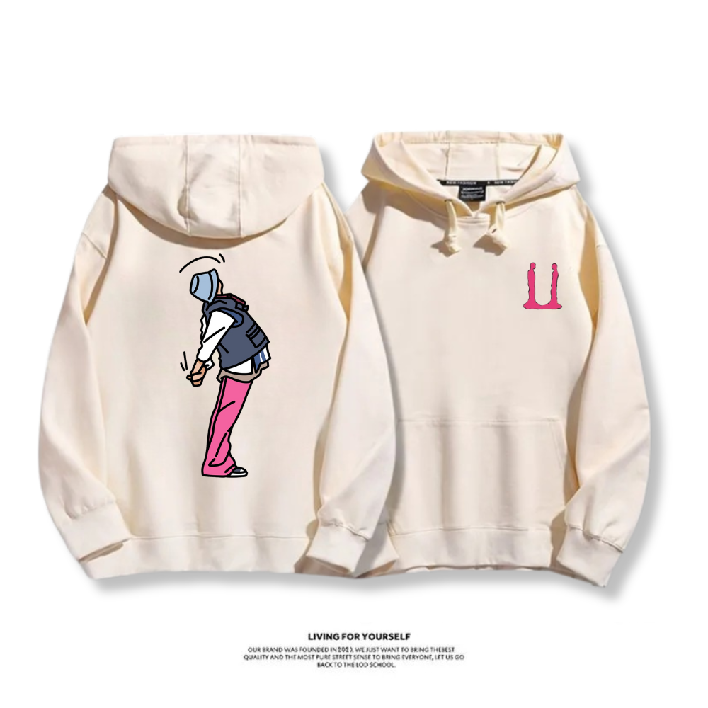 GD權志龍 2025秋冬新款 親子情侶男女連帽衛衣