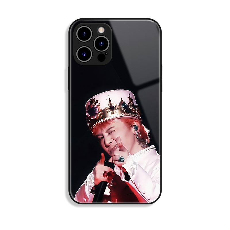 GD權志龍新款高清全包防摔玻璃殼