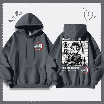 鬼滅之刃 聯名衛衣2025秋冬新款寬鬆連帽衛衣