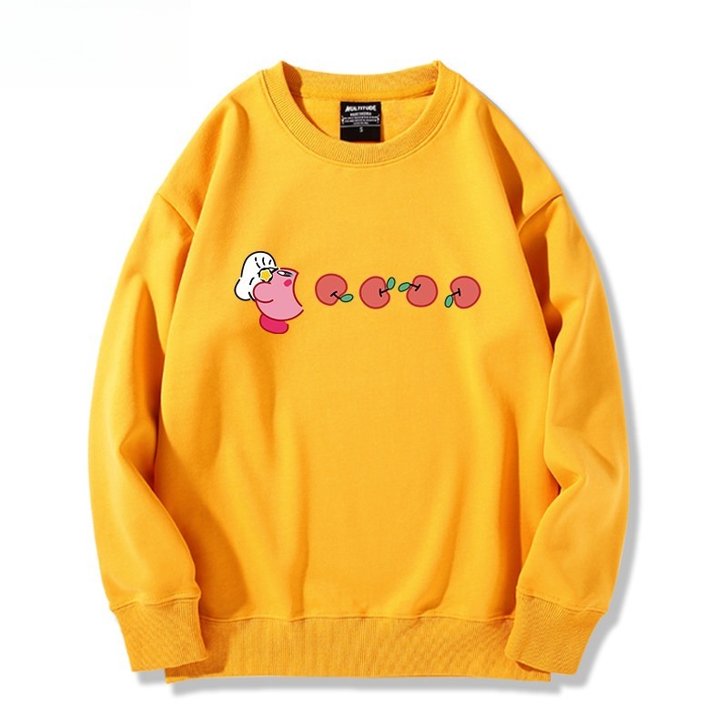 精靈寶可夢星之卡比 聯名親子情侶裝 圓領長袖