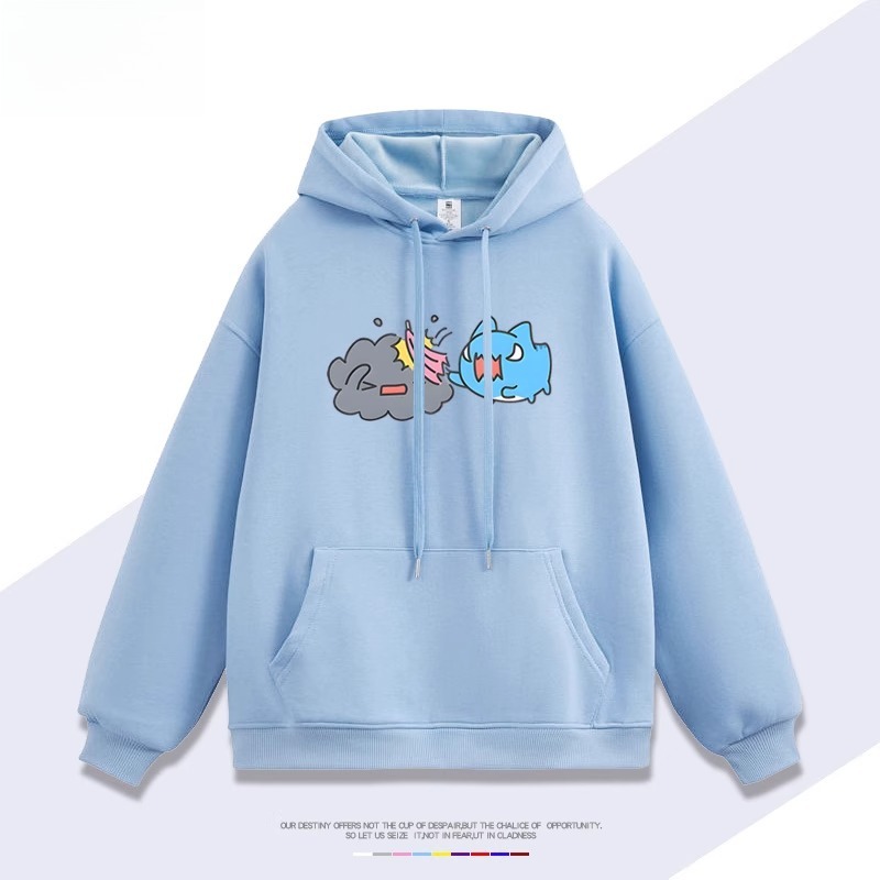 貓貓蟲咖波 2025秋冬新款親子情侶裝連帽衛衣